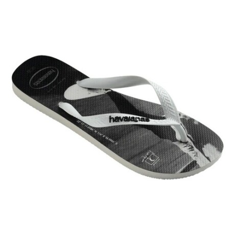 Chancletas ojotas Havaianas Hype originales White/Black