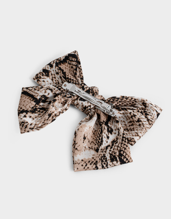 Hebillas Francesas Animal Print Hebilla Francesa Con Moño - Estampado Animal Print