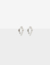 Aros Argollas Metal Aros Argolla Acero Bold - Plateado