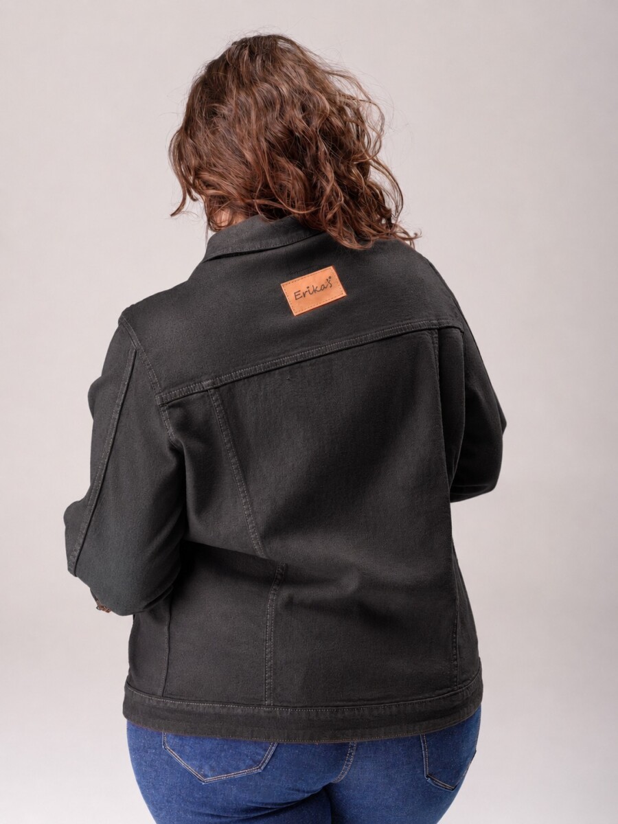 Campera Violet Negro