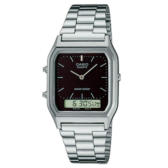Reloj CASIO RETRO AQ230A-1DMQ Acero Plateado Esfera 30mm 0