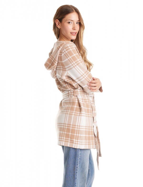 Cardigan Cuadrille BEIGE/MULTI