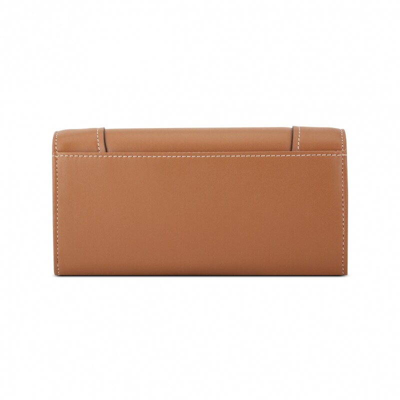Small Leather Goods Fleura Phone Clutch Wallet Brandy
