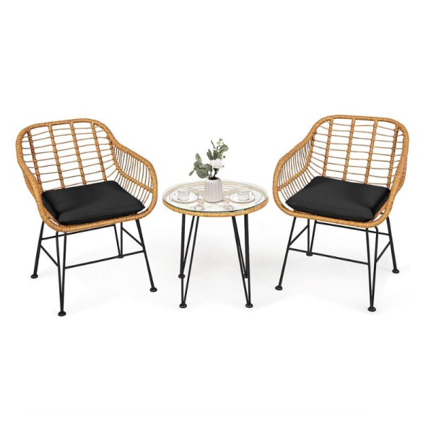 SET DE JARDIN METAL Y SIMIL RATÁN SET DE JARDIN METAL Y SIMIL RATÁN