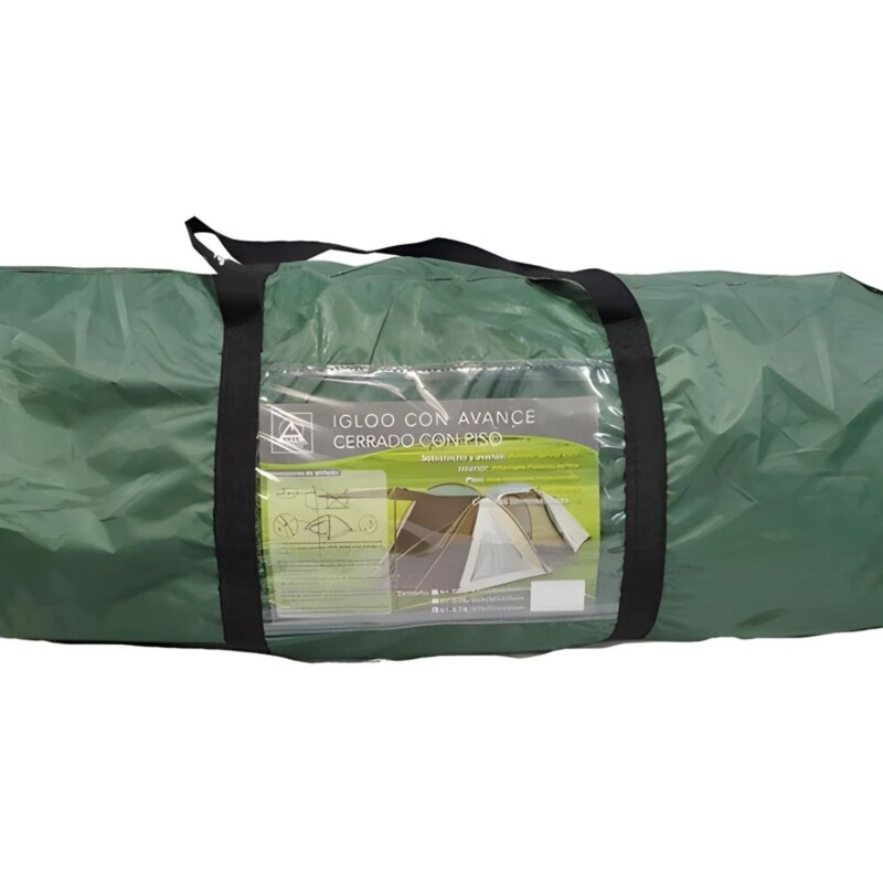 Carpa Igloo Arye con Avance Cerrado con Piso 8/9 Personas Carpa Igloo Arye con Avance Cerrado con Piso 8/9 Personas