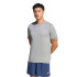 Remera de Hombre Adidas Run Ess Tee M Gris