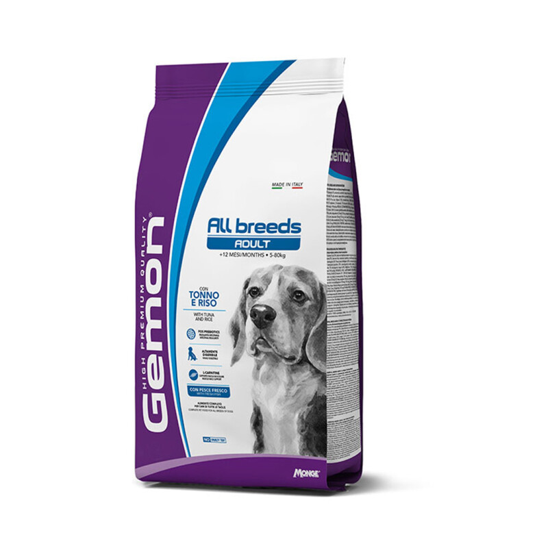 Gemon All Breeds Adulto con Atún y Arroz 20 kgs Gemon All Breeds Adulto con Atún y Arroz 20 kgs