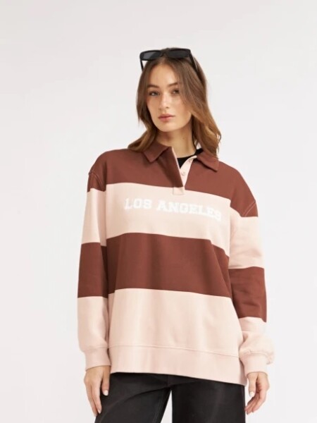 REMERA N.SAILS 21023 FLO MARR ROSA