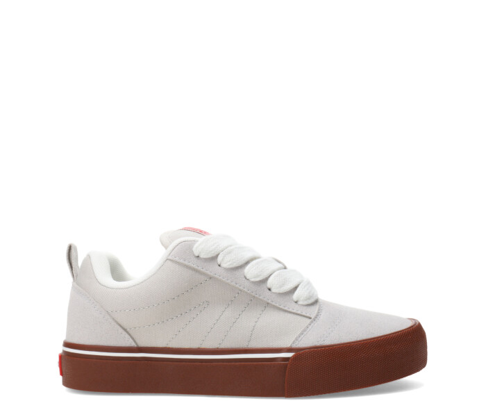 Championes MissCarol Liana Acordonado Femenino Beige