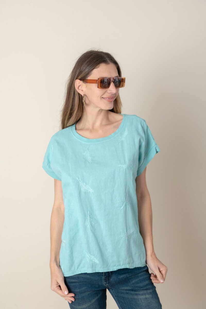 BLUSA LEDA - Verde agua 