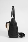 Mochila - shopper con bolsillo removible negro