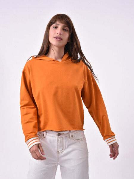 HOODIE BISCAYA NARANJA OSCURO
