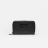Billetera Penny en efecto cuero Negro