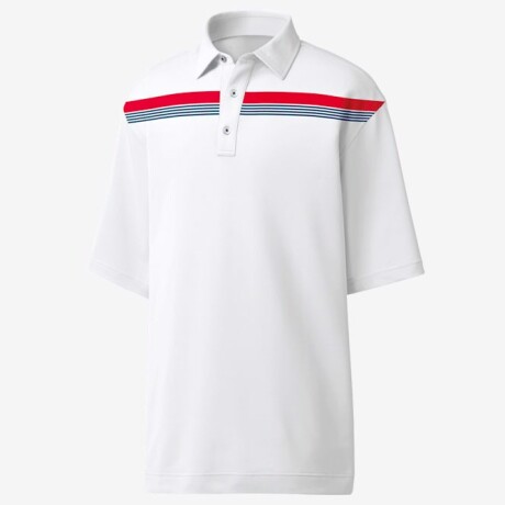 REMERA HOMBRES FOOTJOY ATHLETIC FIT Af Lisle Engineered chest band - Blanco