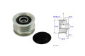 Polea Alternador Marcha Libre Alt Renault Logan/Kangoo/Megane/Scenic 99-17 Polea Alternador Marcha Libre Alt Renault Logan/Kangoo/Megane/Scenic 99-17