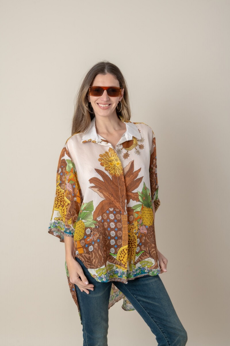 CAMISA SOLARIA - Bronce 