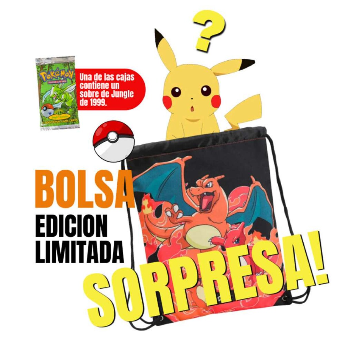 Bolsa sorpresa Pokemon - Edicion Limitada 
