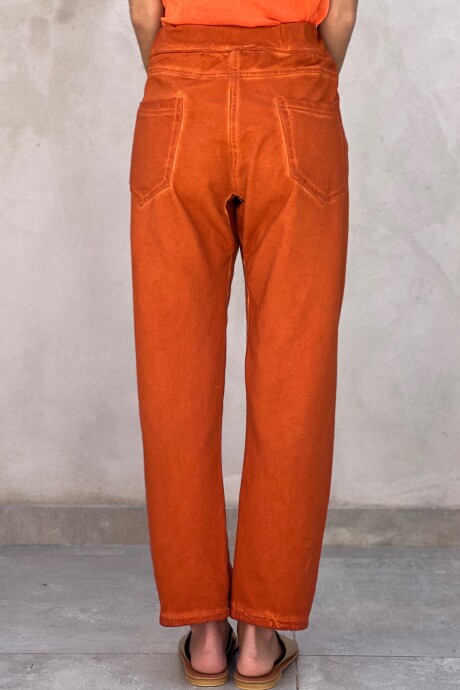 PANTALON COSMOS NARANJA I