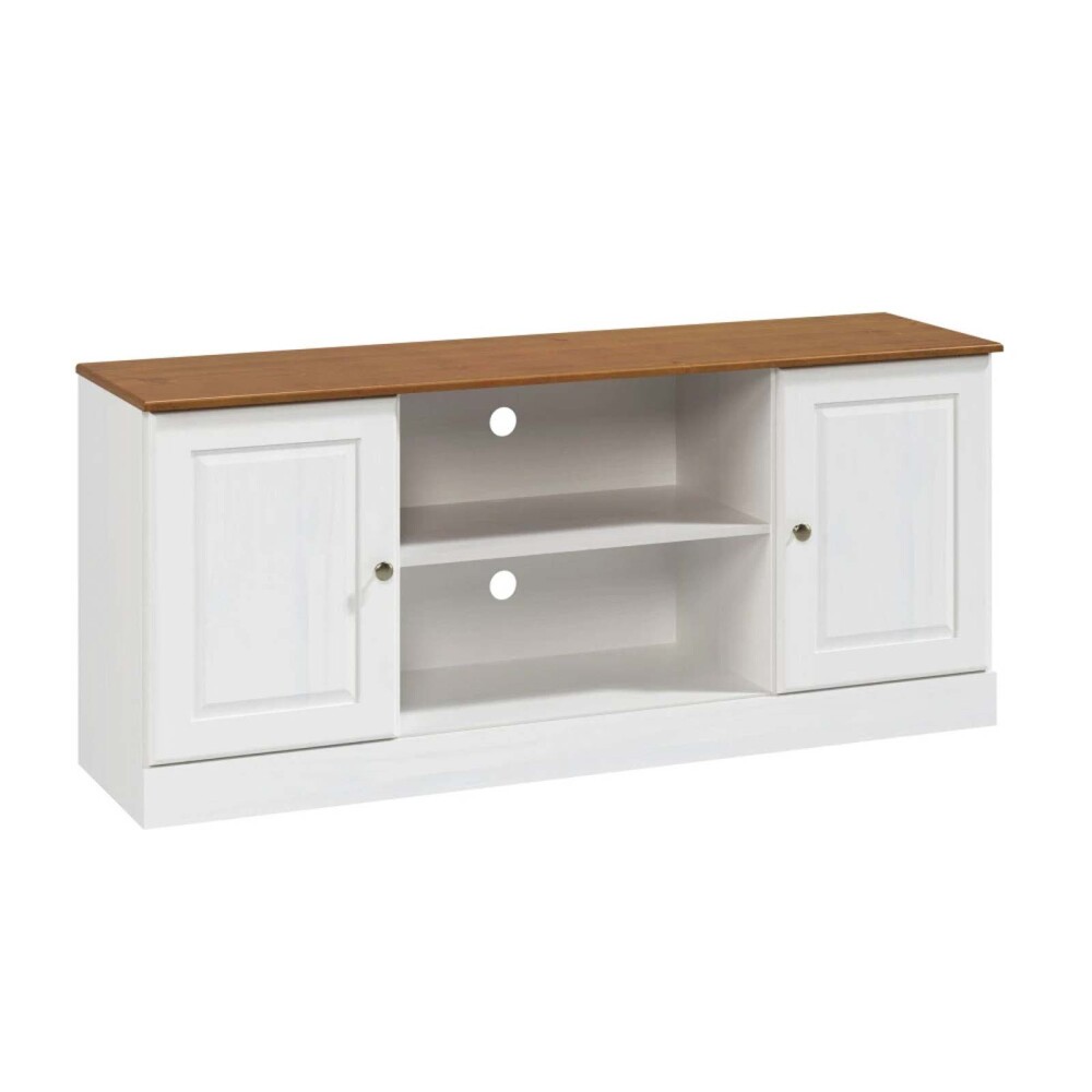 RACK DE LIVING MDF-Y-MADERA BLANCO AGATA BCO/NAT