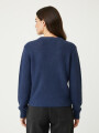 Sweater Allora Azul Grisaceo