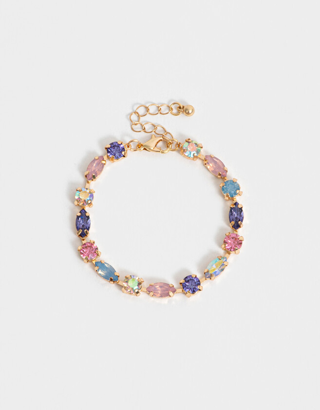 Pulseras Flexibles Con strass Pulsera Flexible Con Strass - Dorado