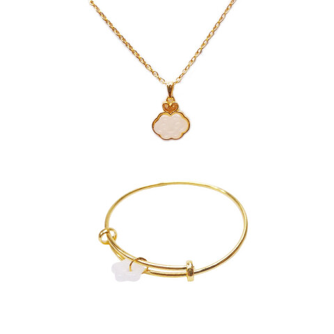 Collar y pulsera dorada Collar Y Pulsera Dorada