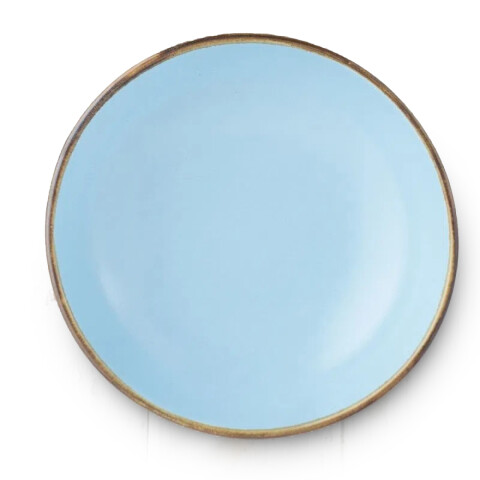 Juego de porcelana de 12 Piezas Blue Matte Juego de porcelana de 12 Piezas Blue Matte
