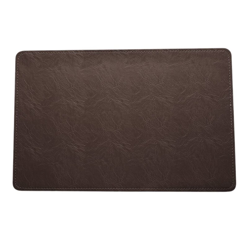 INDIVIDUAL PVC SIMIL CUERO 43X28CM CAFÉ INDIVIDUAL PVC SIMIL CUERO 43X28CM CAFÉ
