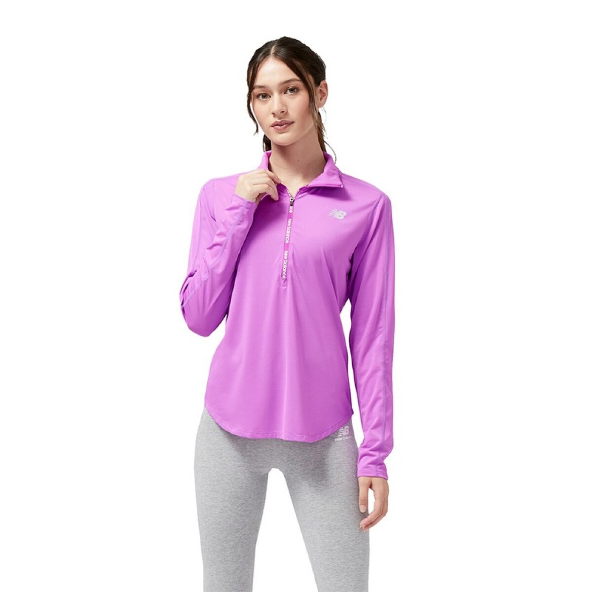 Buzo New Balance Accelerate Half Zip - Violeta 