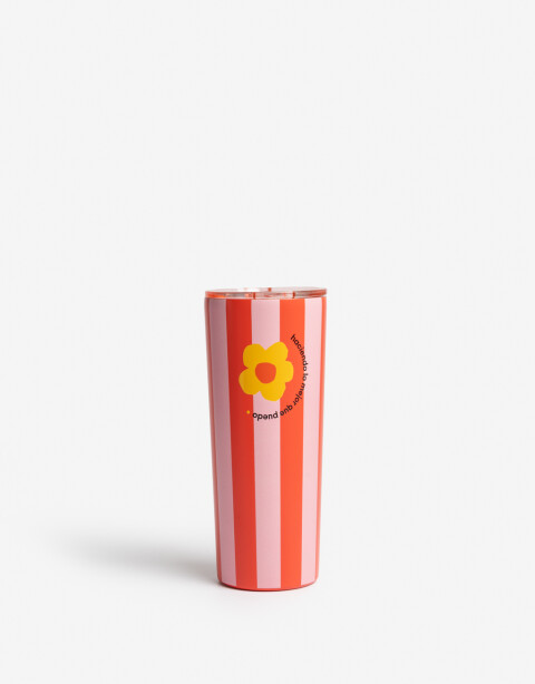 Artículos cocina Vasos Vaso Metálico Rayado - Combinacion Multicolor