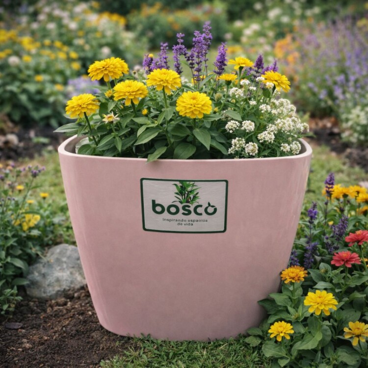 Maceta Cuadrada 24Cm Umbra Rosada Maceta Cuadrada 24Cm Umbra Rosada