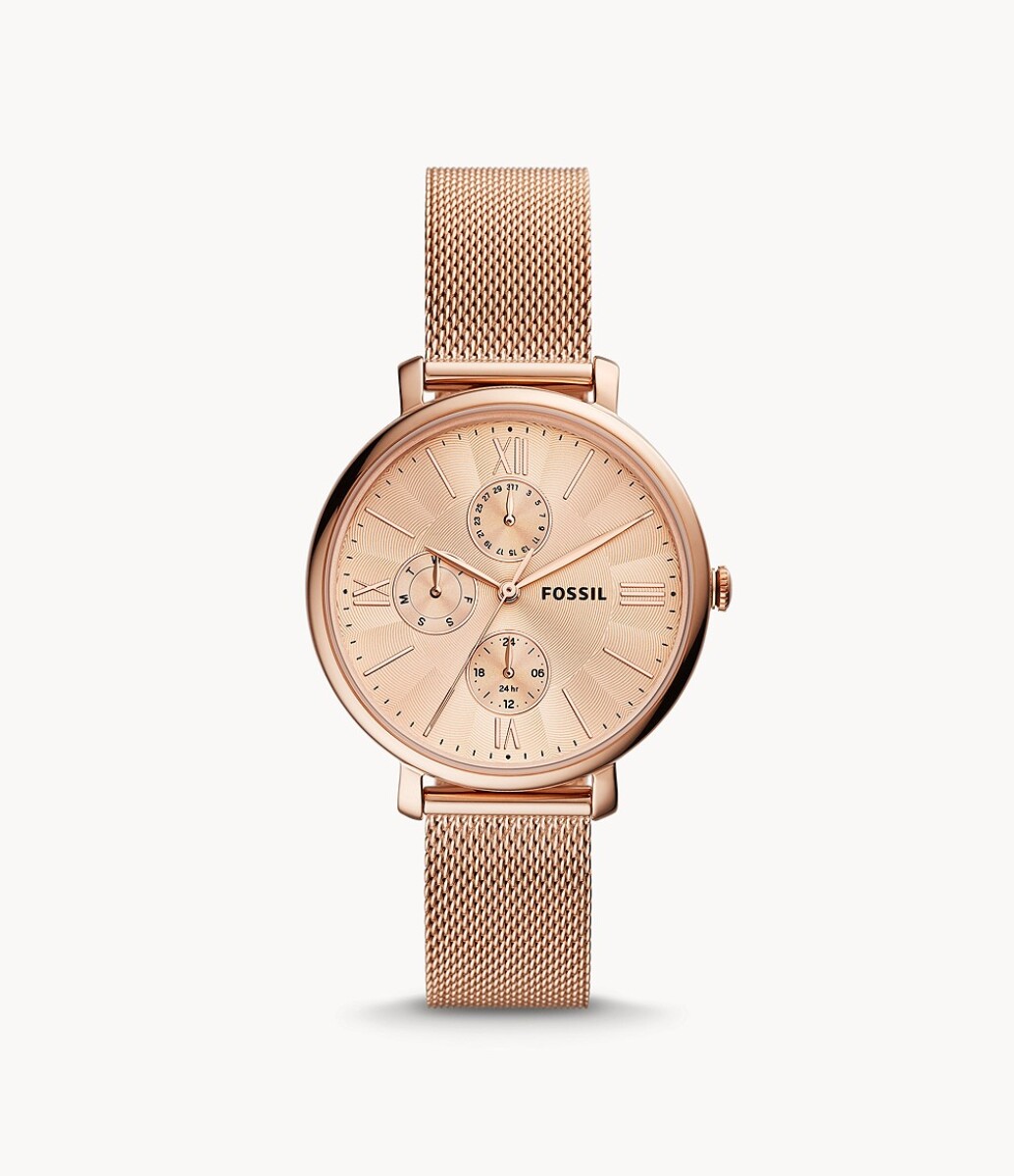 Reloj Fossil Clasico Acero Oro Rosa 