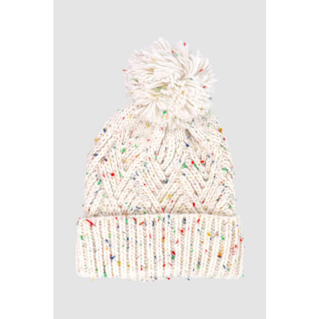 Gorro confeti Beige