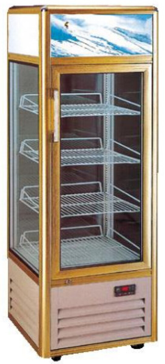 Exhibidora Vertical Refrigerada Perpetua para Tortas 330 Lts. 