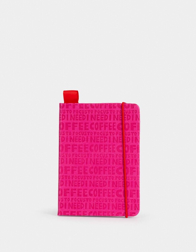 Anotadores Cuadernos y Memos PU Cuaderno A6 Vynil Club - Fucsia Claro