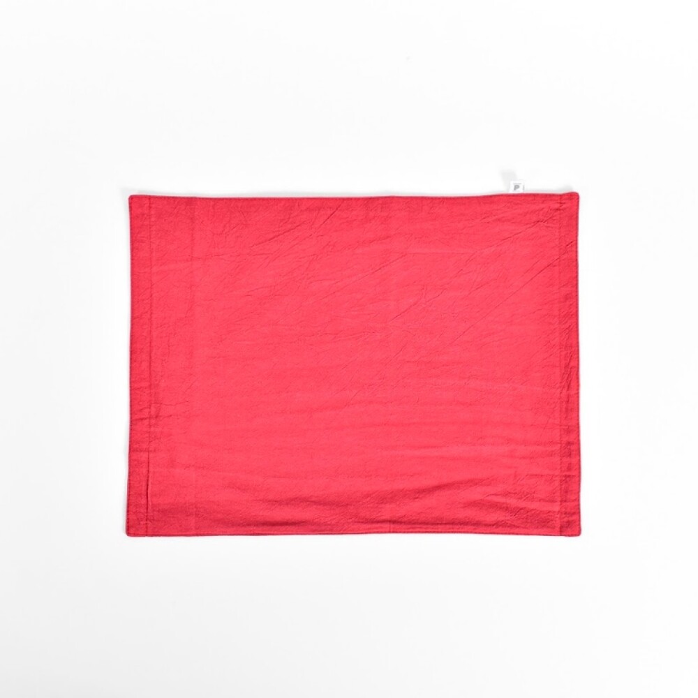 Individual 35 x 46cm. Doble Faz Navidad 2026 Rojo
