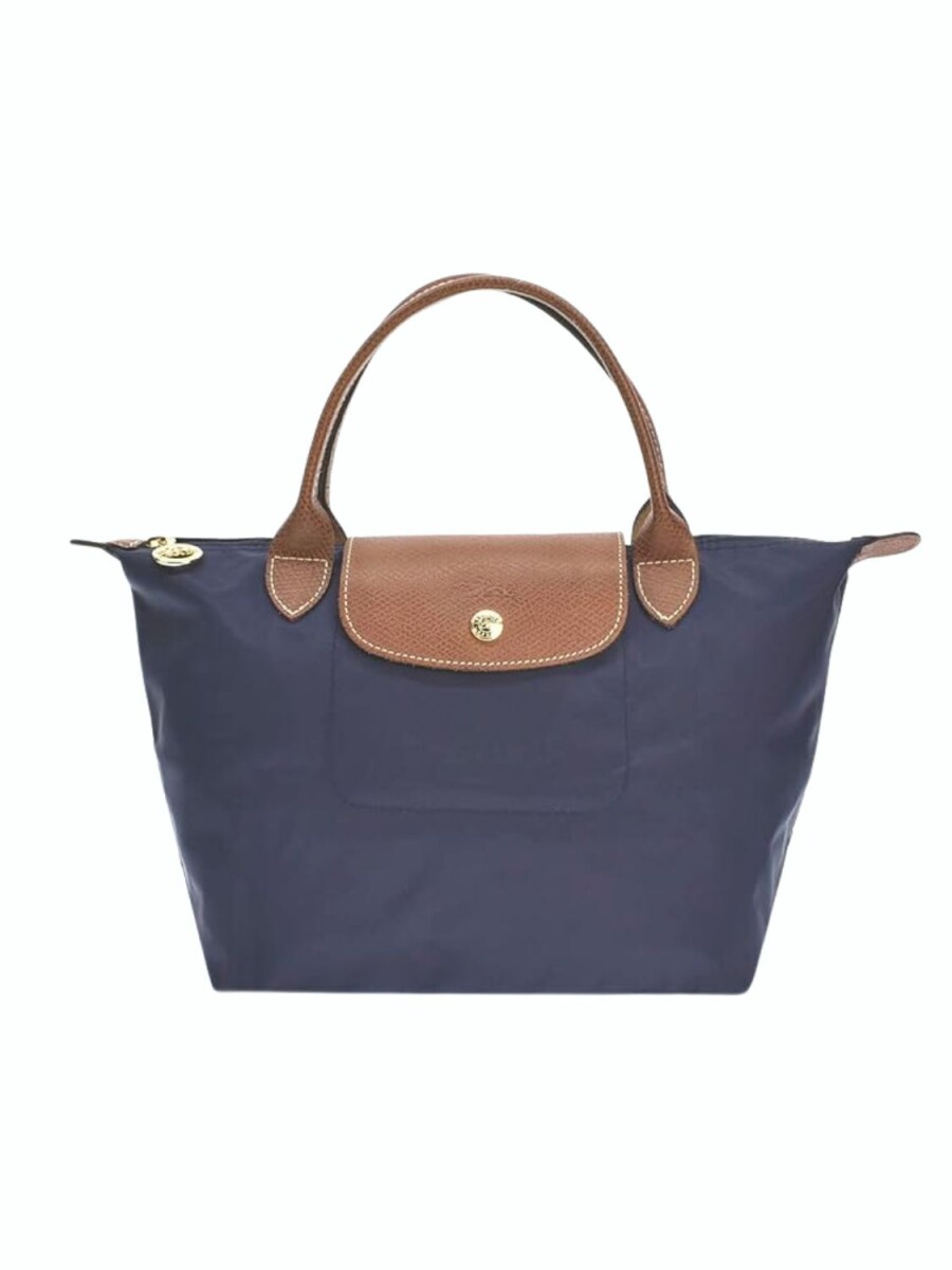 Longchamp -Cartera Longchamp plegable de nylon con cierre y asa corta, Le pliage S 