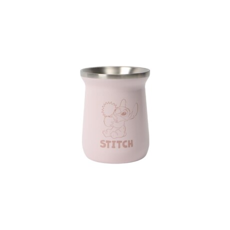 MATE ACERO INOXIDABLE STICH DLS7207 236ML Universo Binario ROSADO