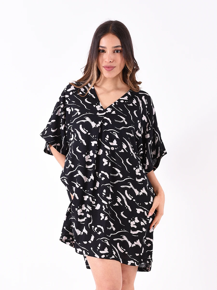 VESTIDO PIXEL - NEGRO 