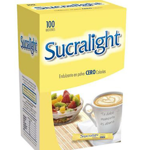 Edulcorante Sucralight 100 Bastones