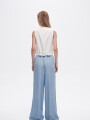 Pantalon Delfin Celeste Grisaceo
