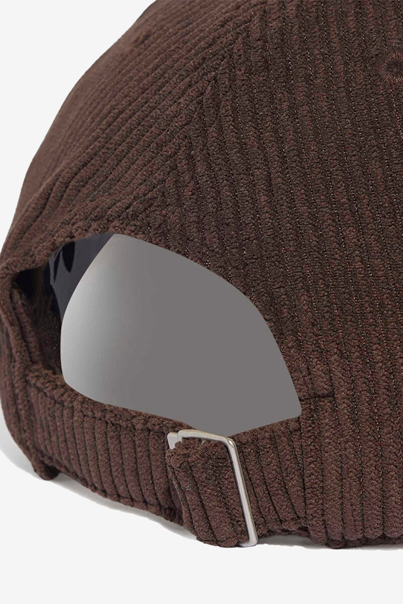 GORRA DE BÉISBOL DE CORDUROY Marron