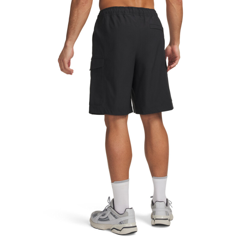 UA Icon Woven Cargo Short-BLK BLK-001