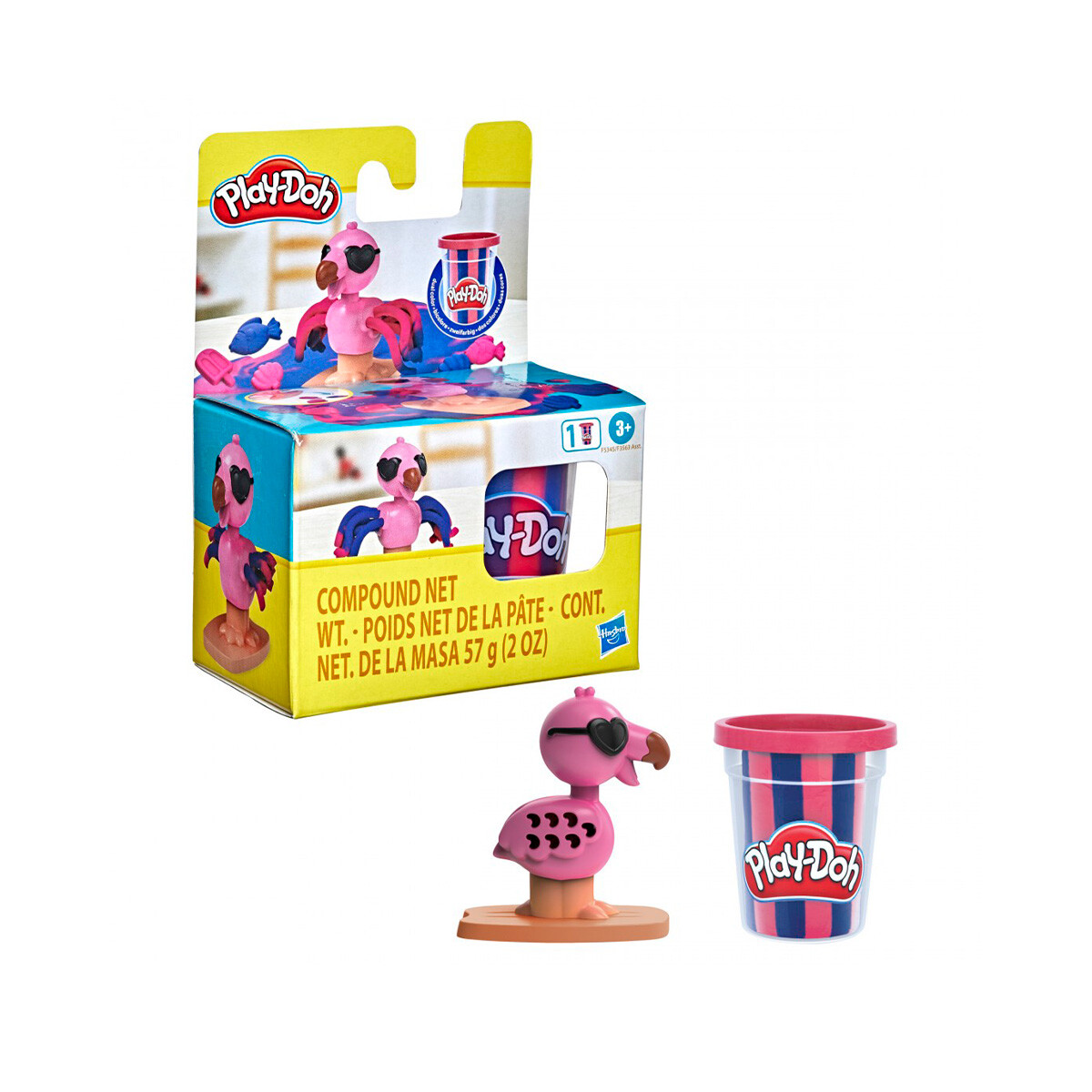 Set de Masa Play Doh Amigos de la Playa - FUCSIA-VIOLETA 