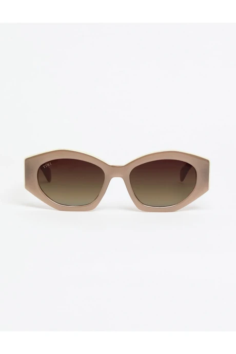 Tiwi Colette - 102 Shiny Coconut/beige With Brown Gradient Lense