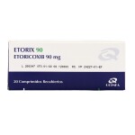 ETORIX 90 MG. CJ X 20 COMP. REC. única