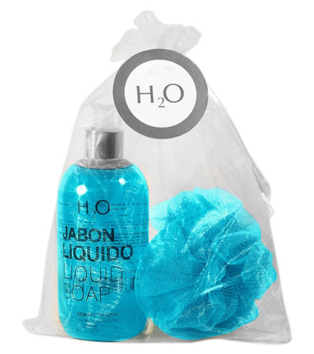 JABON LIQUIDO BLUE H2O 350 ML + ESPONJA 