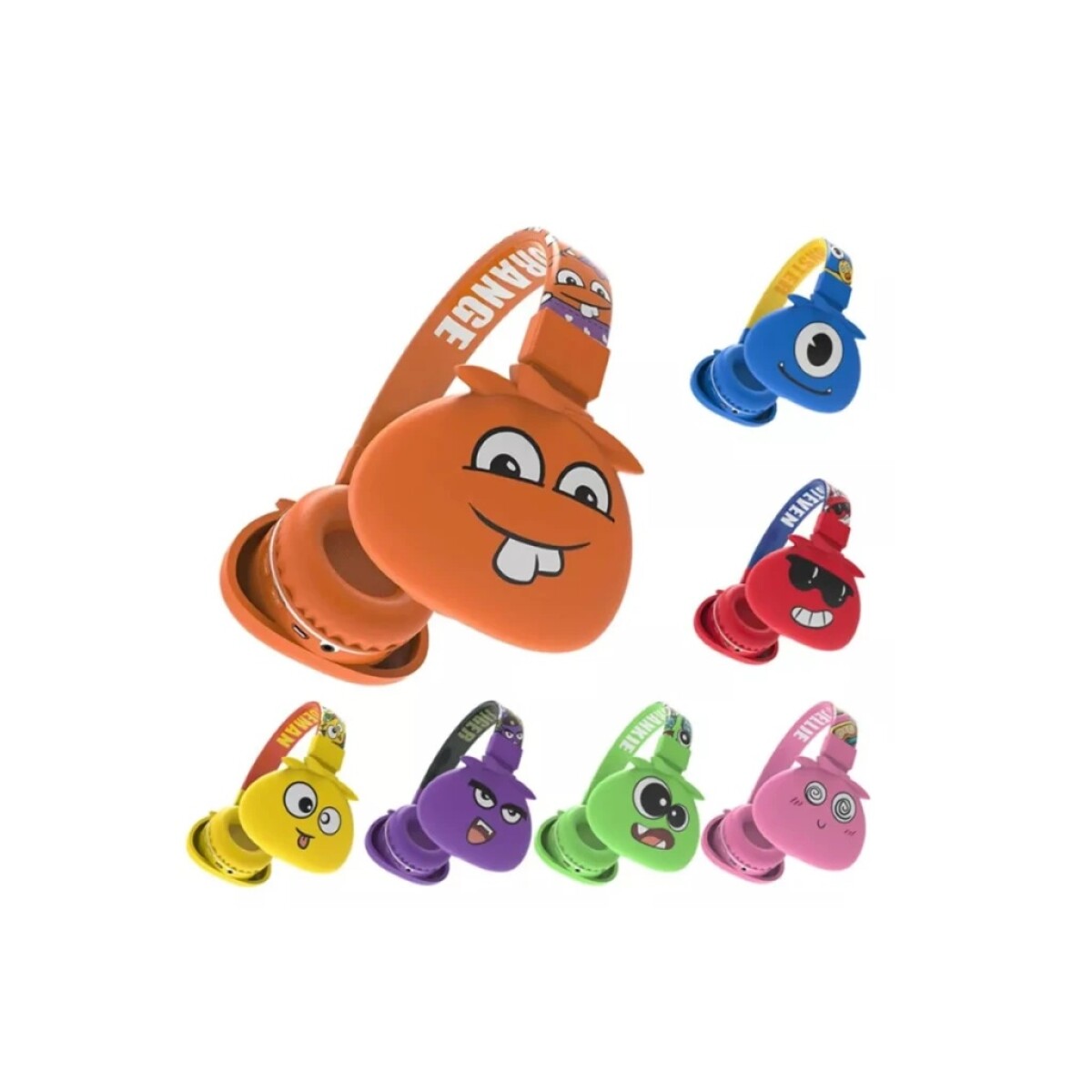 Auriculares INALAMBRICOS BLUETOOTH CON CARAS VARIOS MODELOS 