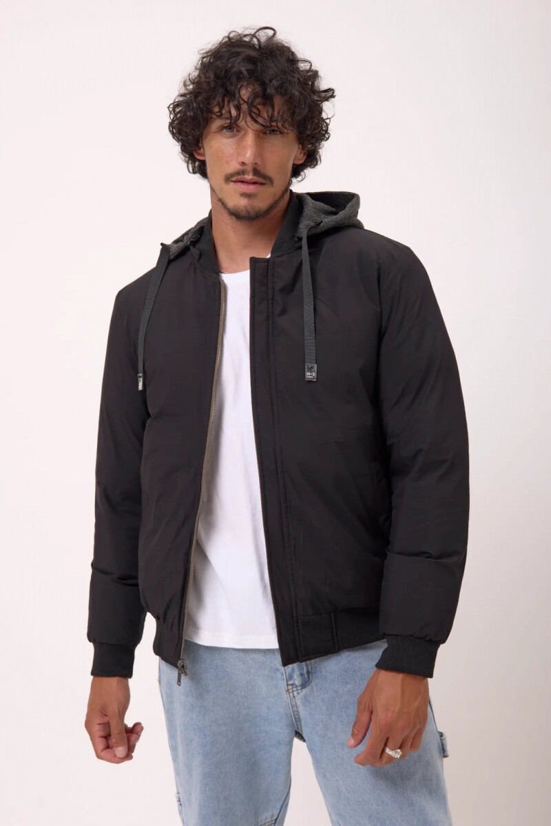 Campera Lisa - Negro 