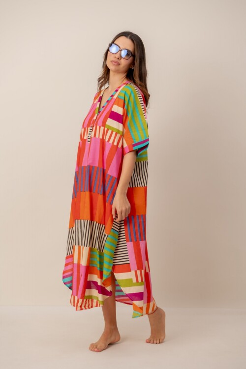 Vestido largo Patch Vestido largo Patch